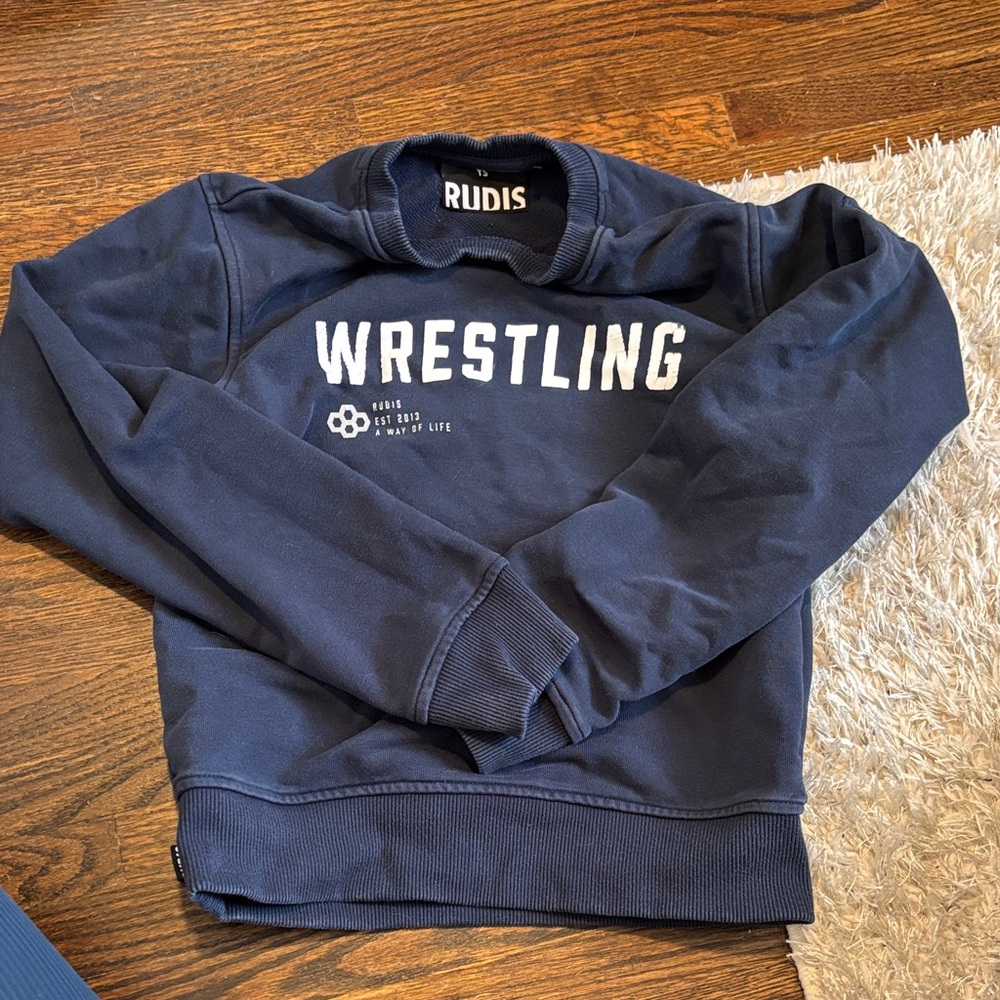Rudis Navy Wrestling Sweatshirt